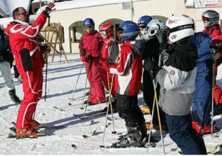  Primera clase de esquí 